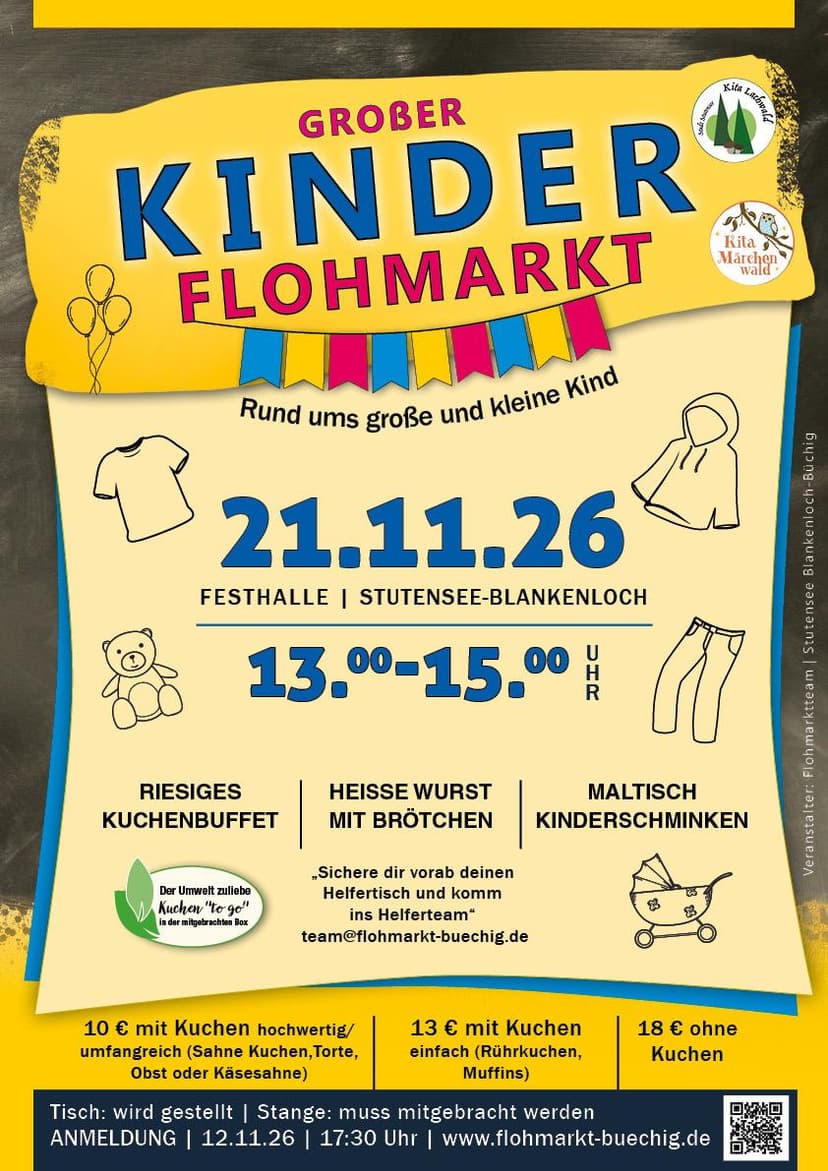 Kinder-Flohmarkt Flyer