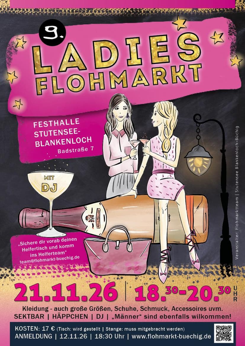 Ladies-Flohmarkt Flyer